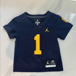 Toddler Michigan Jordan Jersey